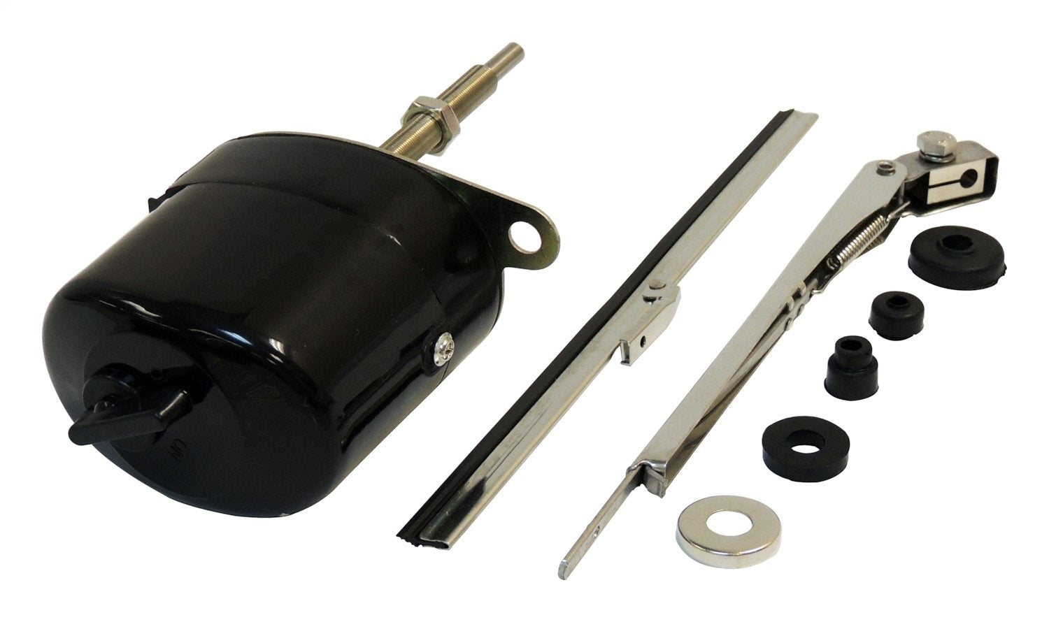 Crown Automotive 12V Wiper Motor Kit, Black