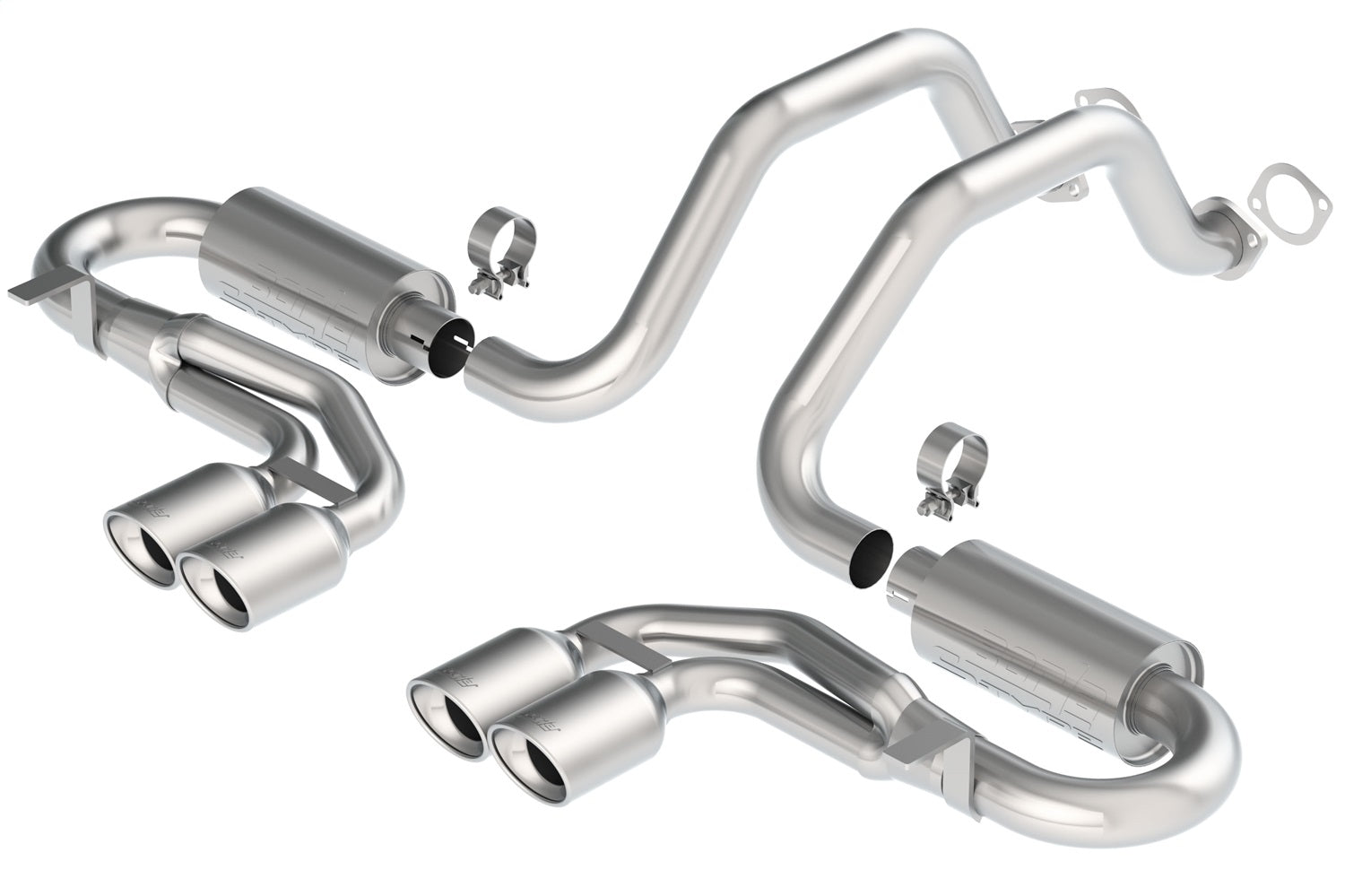 Borla 140039 S-Type Cat-Back Exhaust System Fits 97-04 Corvette