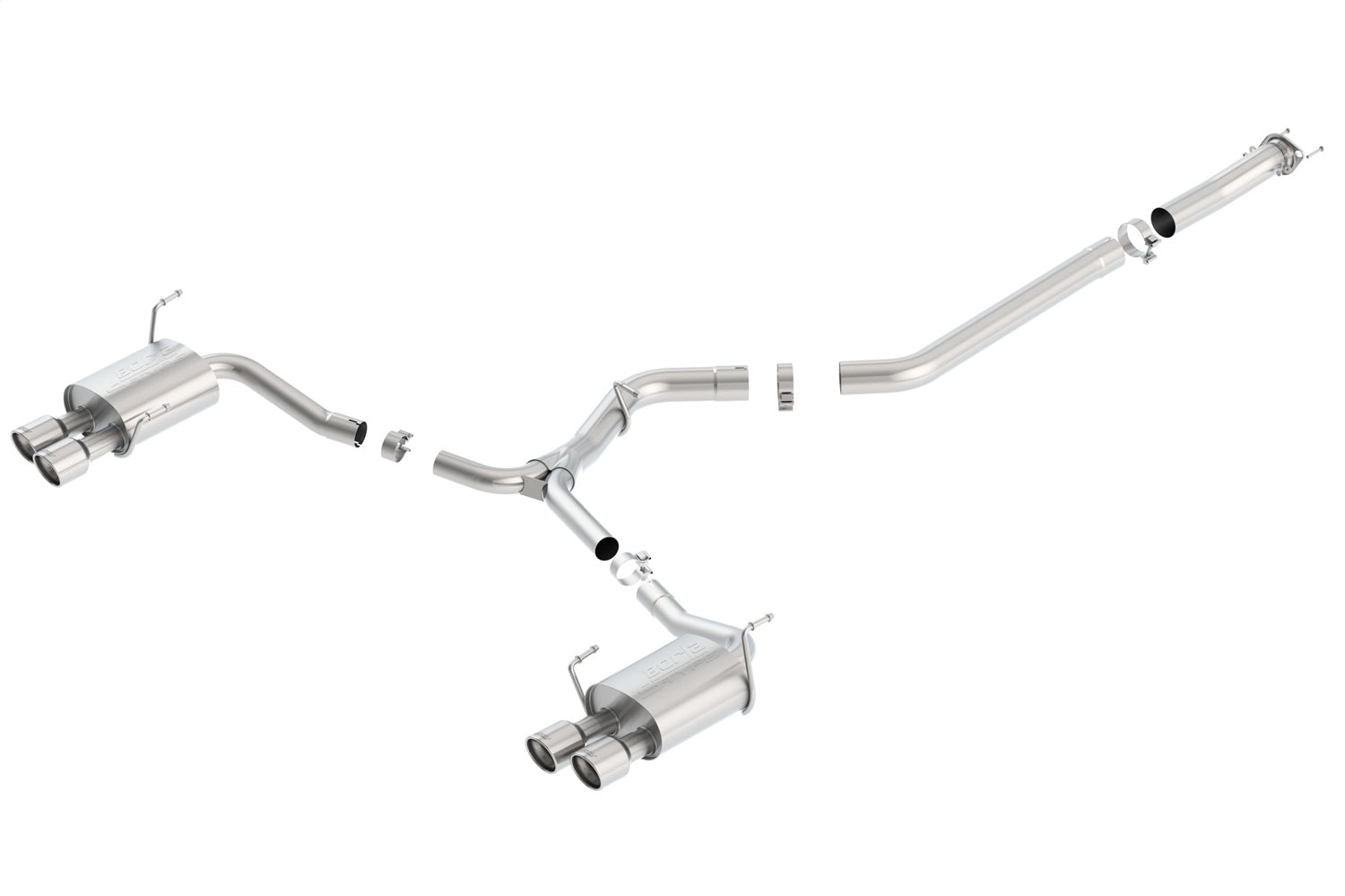 Borla 140595 ATAK Cat-Back Exhaust System Fits 15-21 WRX WRX STI