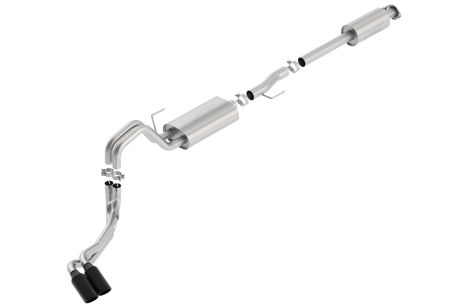 Borla 140618BC S-Type Cat-Back Exhaust System Fits 15-20 F-150