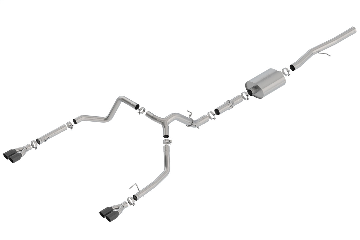 Borla 140776BC ATAK Cat-Back Exhaust System Fits Sierra 1500 Silverado 1500