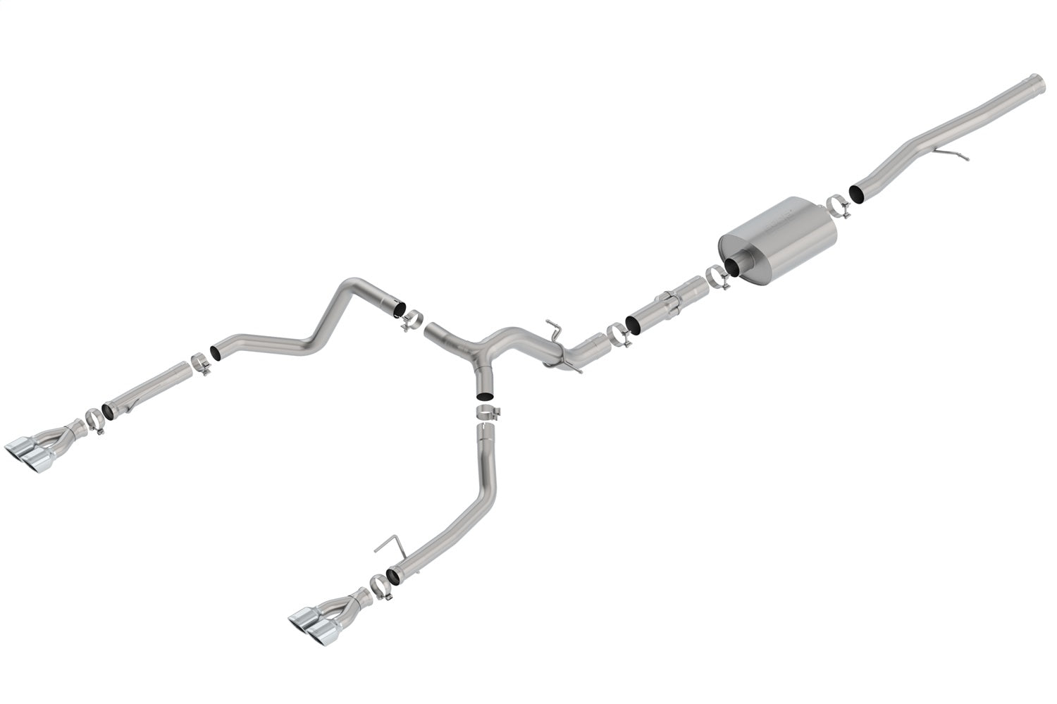Borla 140784 ATAK Cat-Back Exhaust System Fits Sierra 1500 Silverado 1500