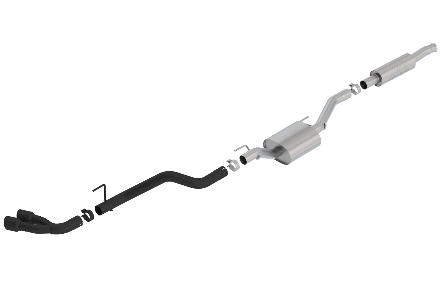 Borla 140812CB S-Type Cat-Back Exhaust System Fits 20-21 Gladiator