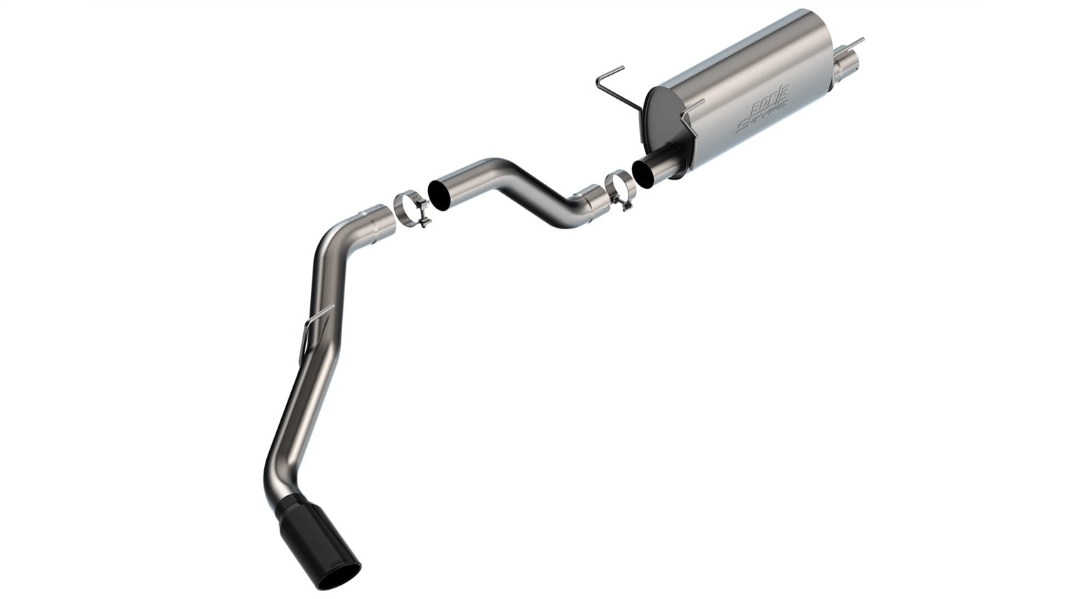 Borla 140851BC S-Type Cat-Back Exhaust System Fits 19-22 2500 3500