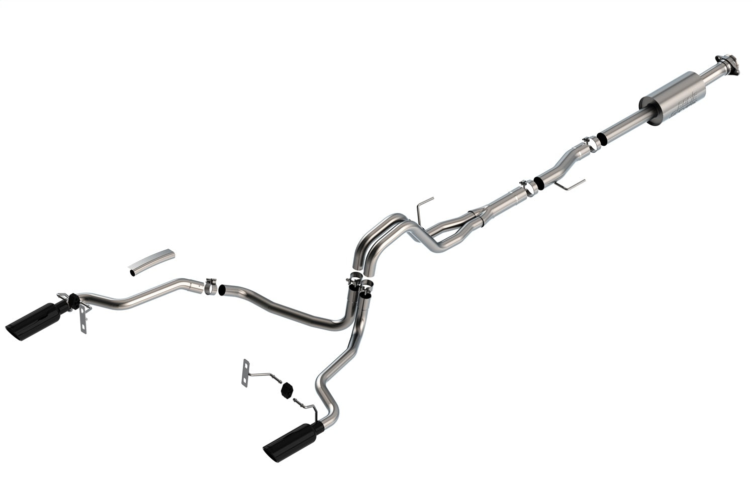 Borla 140863BC S-Type Cat-Back Exhaust System Fits 21-22 F-150