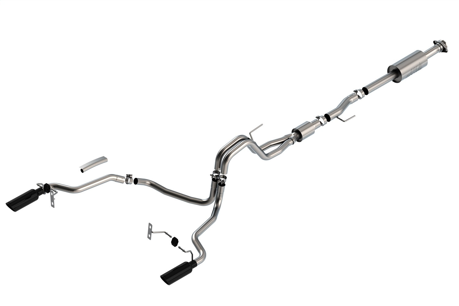 Borla 140866BC S-Type Cat-Back Exhaust System Fits 21-22 F-150