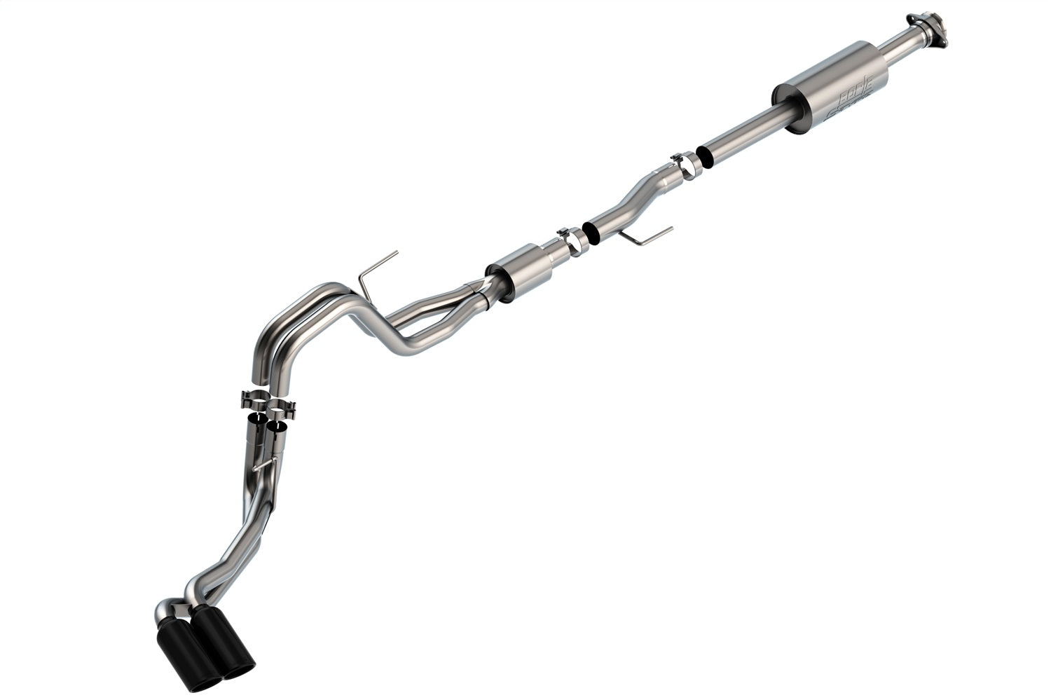 Borla 140874BC S-Type Cat-Back Exhaust System Fits 21-22 F-150