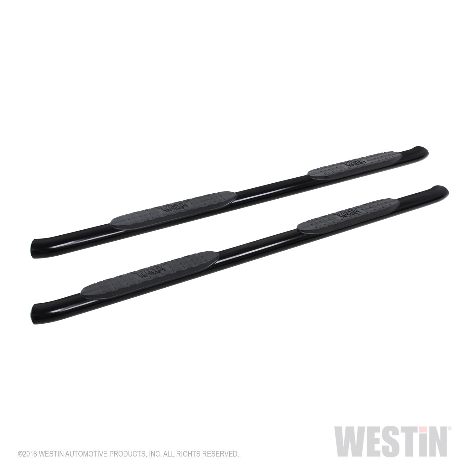 Westin 21-24085 Pro Traxx 4 Oval Nerf Step Bars fits 2019-2023 Ram 1500 Crew Cab (Excl. Ram 1500 Classic) Black 1 Pair