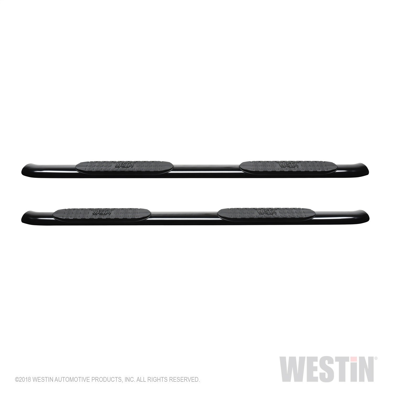 Westin 21-24085 Pro Traxx 4 Oval Nerf Step Bars fits 2019-2023 Ram 1500 Crew Cab (Excl. Ram 1500 Classic) Black 1 Pair