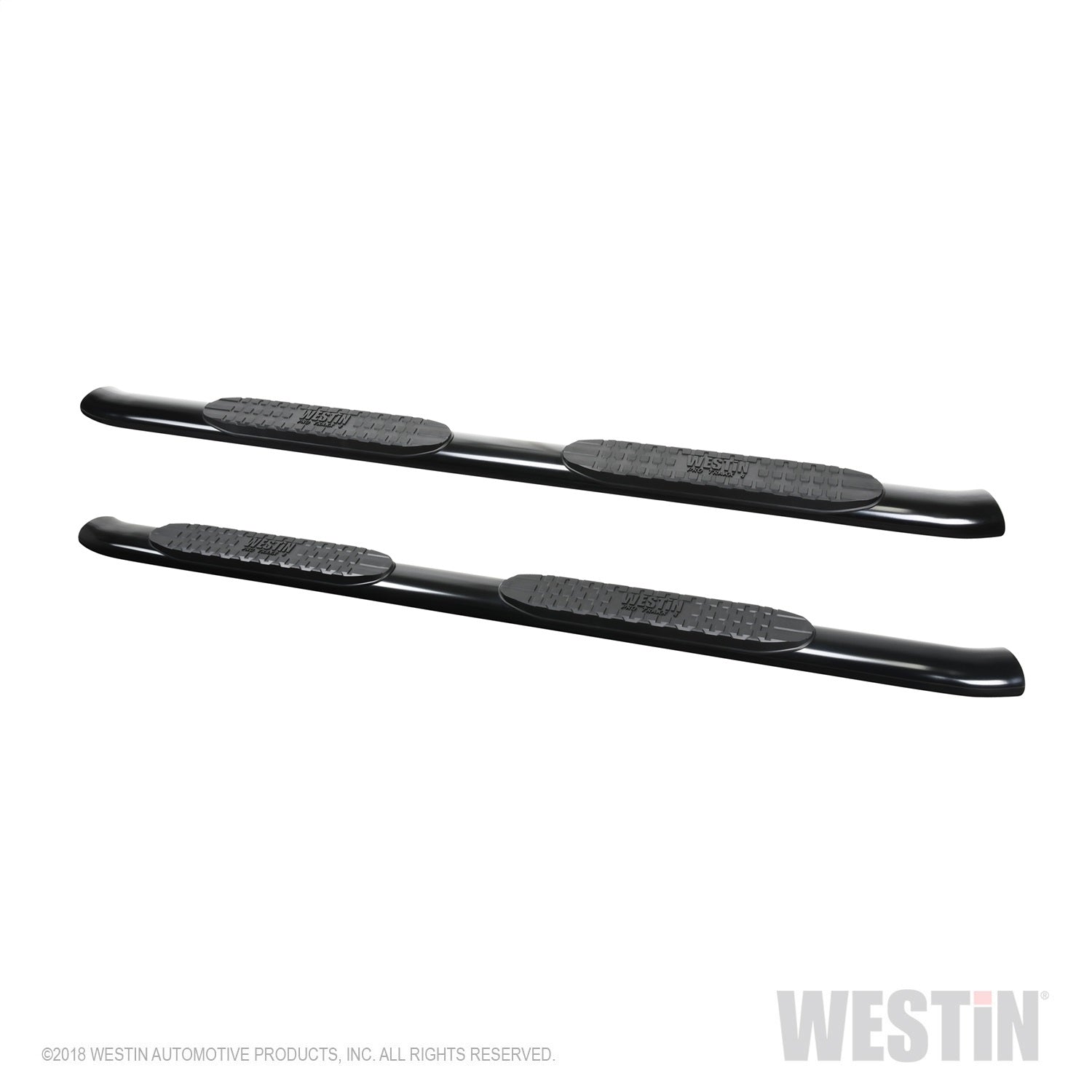 Westin 21-24095 PRO TRAXX 4 Oval Nerf Bars fits 2019-2024 Ram 1500 Quad Cab (Exc 2019-2023 1500 Classic) Black Pair