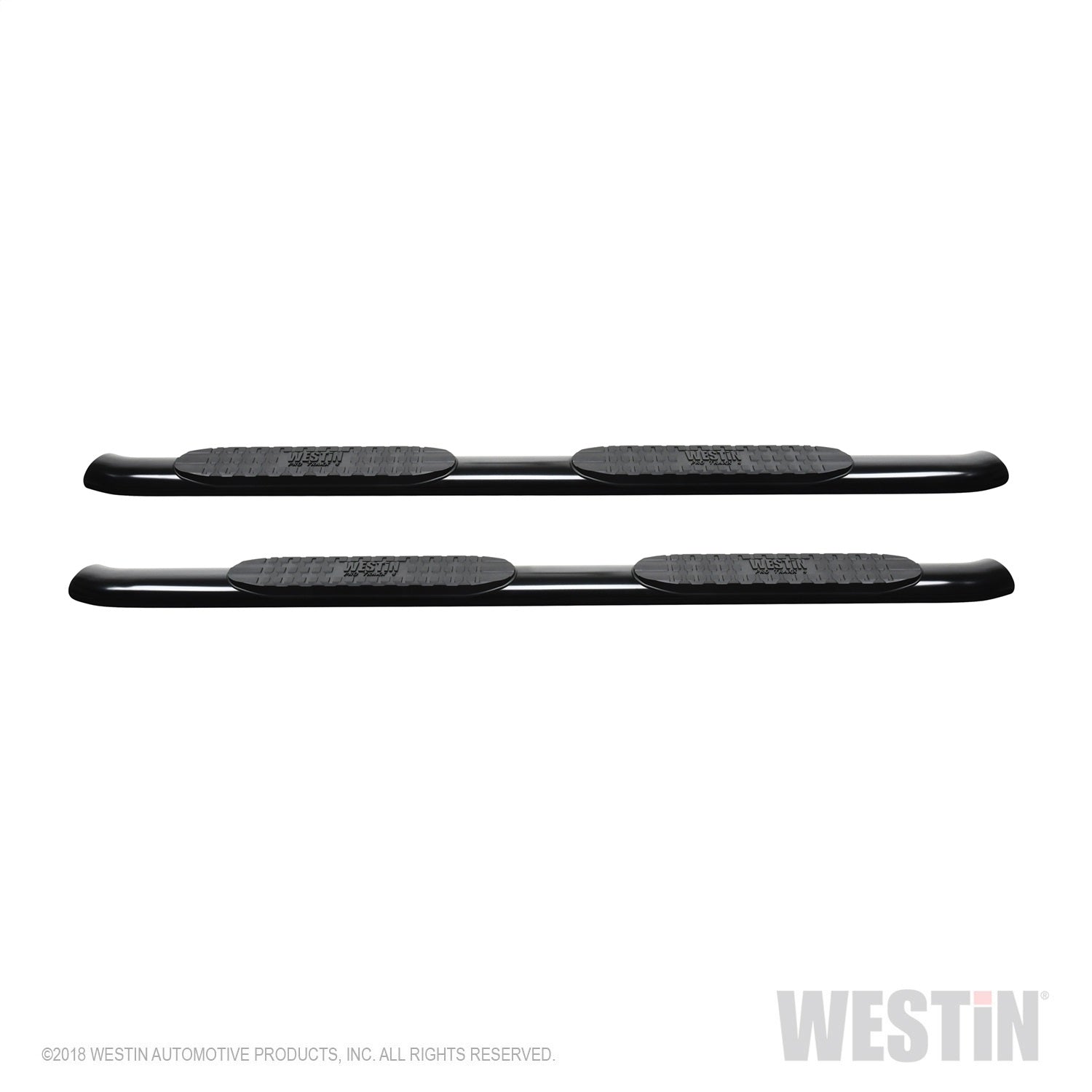 Westin 21-24095 PRO TRAXX 4 Oval Nerf Bars fits 2019-2024 Ram 1500 Quad Cab (Exc 2019-2023 1500 Classic) Black Pair