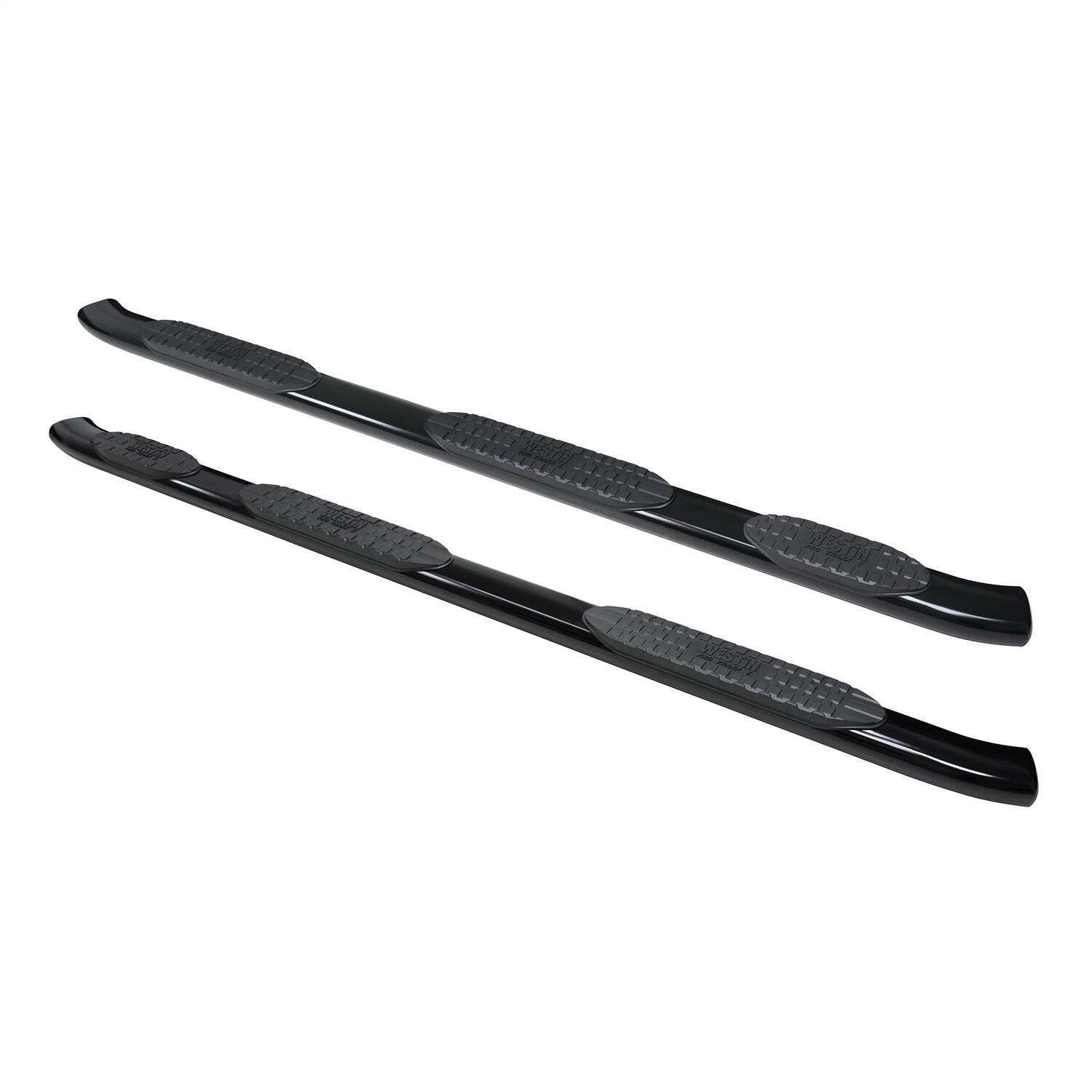Westin 21-534735 PRO TRAXX 5 Oval Wheel to Wheel Nerf Bars fits 2019-2024 Ram 1500 Quad Cab 6'5" Bed (Exc 2019-2023 1500 Classic) Black Pair