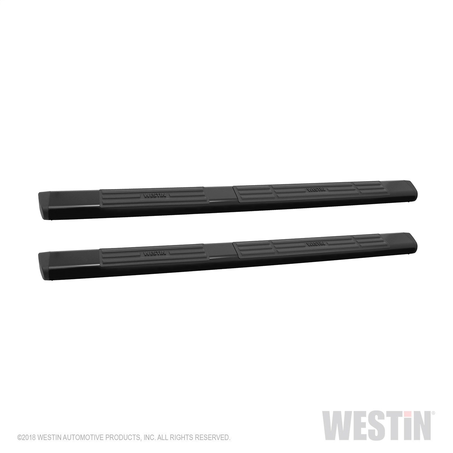 Westin 22-6045 Premier 6 Oval Nerf Bars 91 in. Black Pair