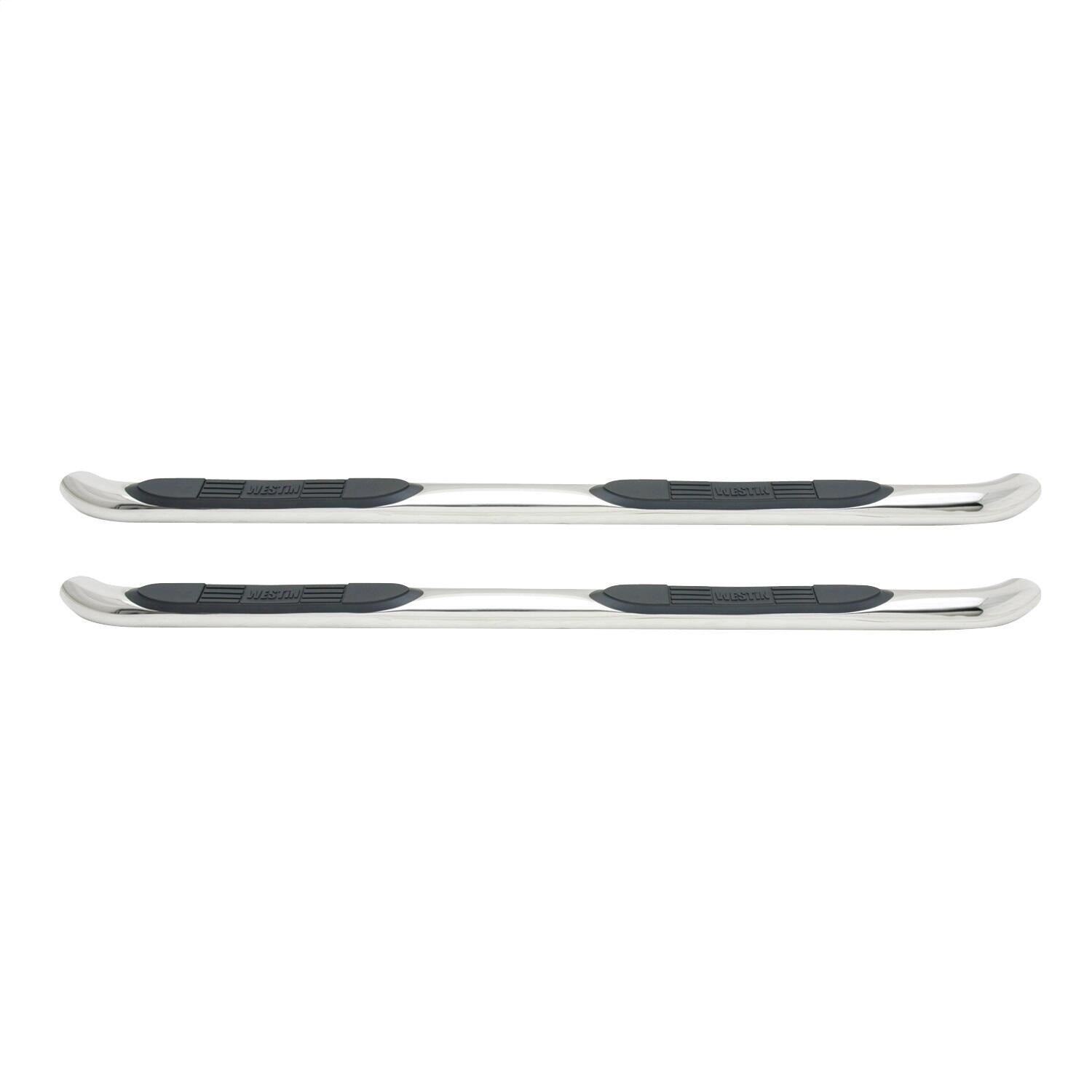 Westin 23-2400 E-Series 3 Round Nerf Bars fits 2004-2006 Tundra Double Cab Polished Pair