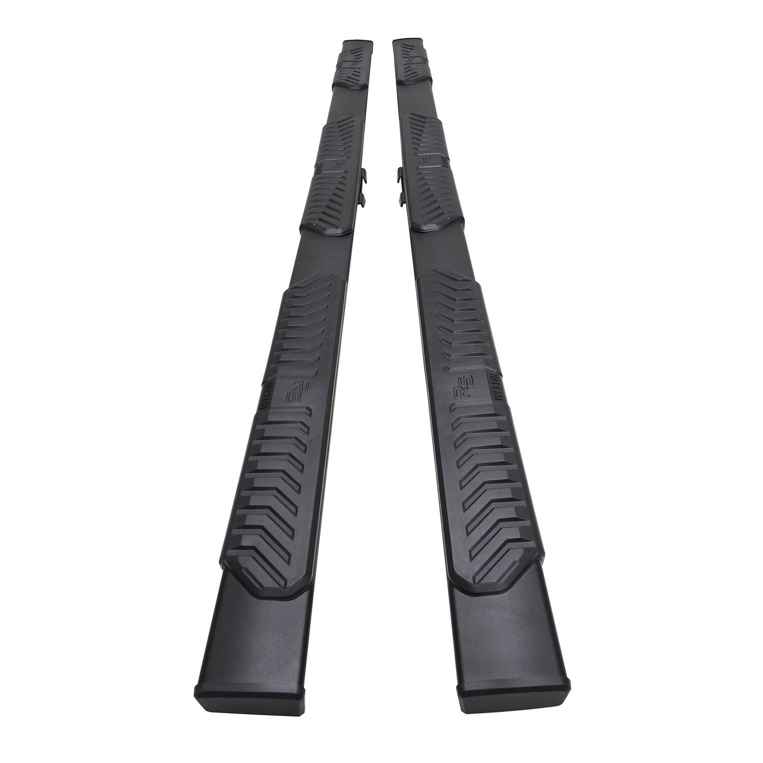 Westin 28-5234765 R5 M-Series Wheel-to-Wheel Nerf Bars XD fits 2020-2024 Silverado Sierra 2500 3500 Crew Cab 6'5" Bed Textured Black Pair