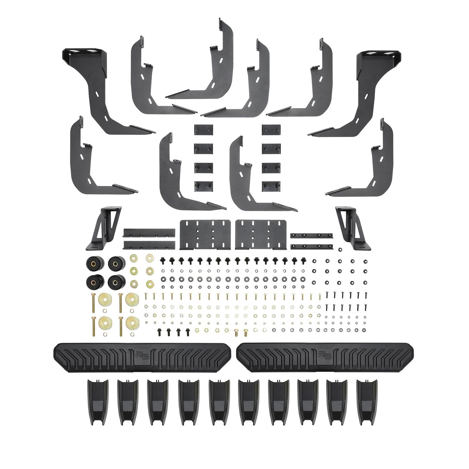 Westin 28-5234765 R5 M-Series Wheel-to-Wheel Nerf Bars XD fits 2020-2024 Silverado Sierra 2500 3500 Crew Cab 6'5" Bed Textured Black Pair