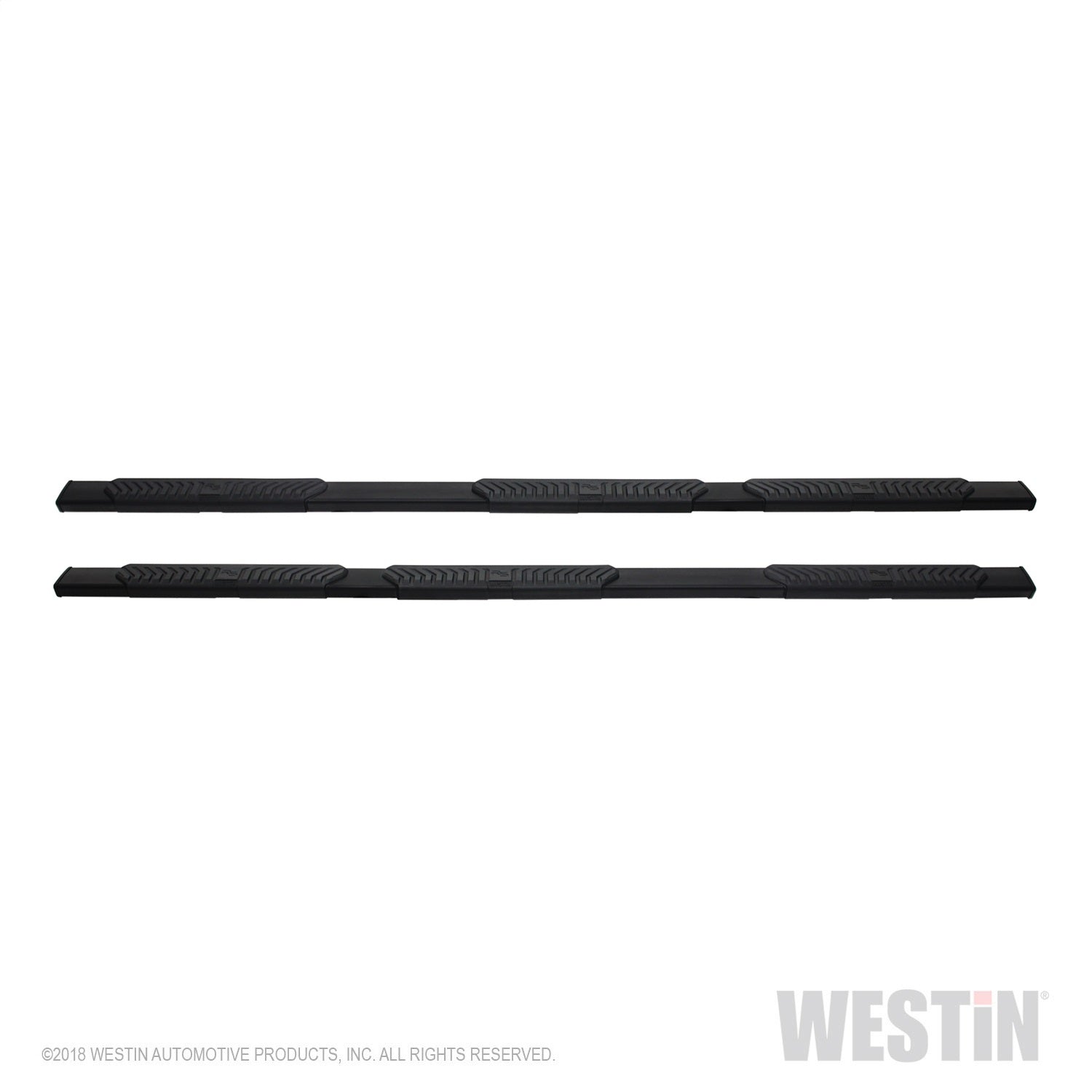 Westin 28-534315 R5 Modular Wheel to Wheel Nerf Bars fits 2009-2018 Ram 1500 Quad Cab 6'5" Bed Crew Cab 5'5" Bed 2019-2024 Ram 1500 Classic Quad Cab 6'5" Bed Crew Cab 5'5" Bed Black Pair