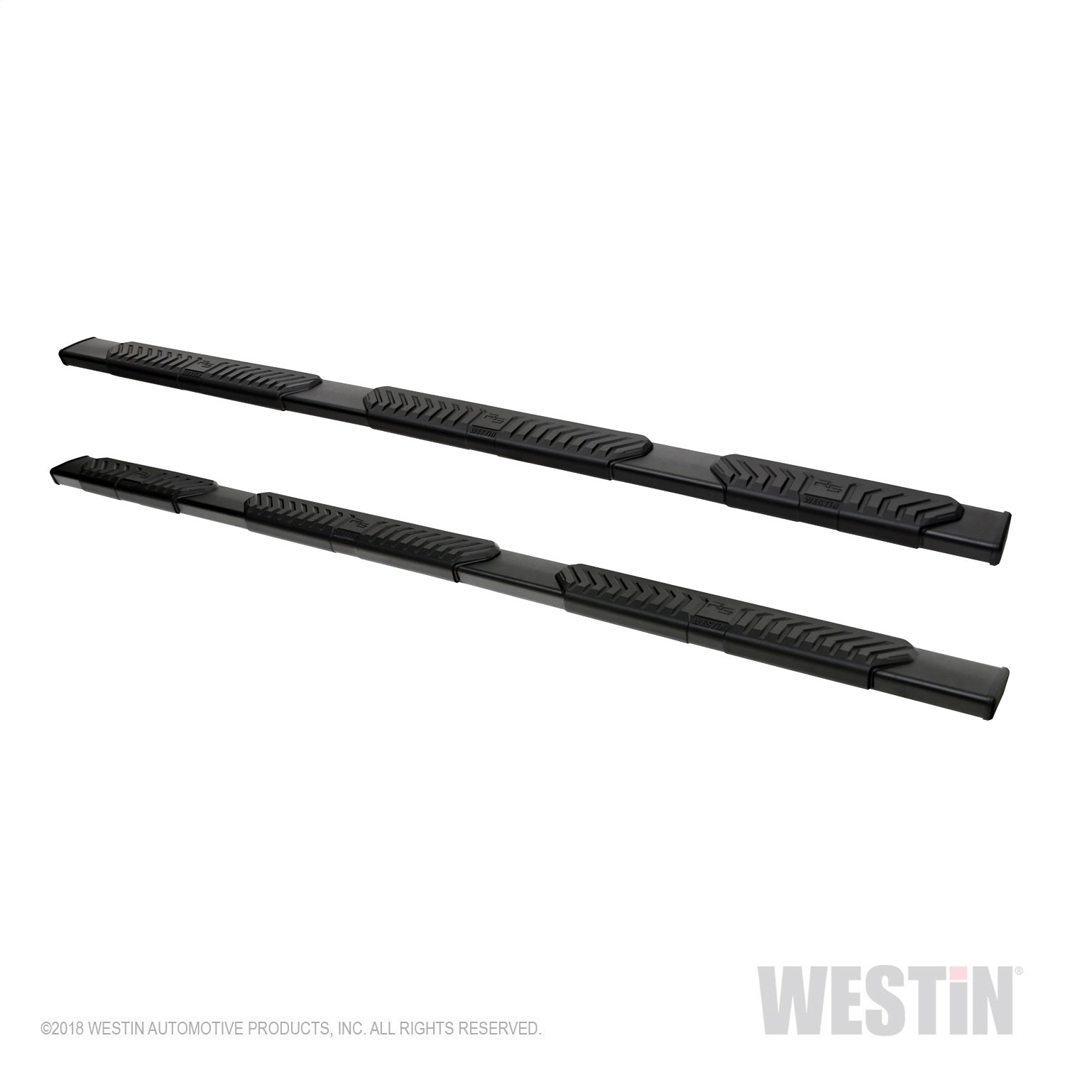 Westin 28-534705 R5 Modular Wheel to Wheel Nerf Bars fits 2019-2024 Ram 1500 Crew Cab 5'7" Bed (Exc 2019-2023 1500 Classic) Black Pair