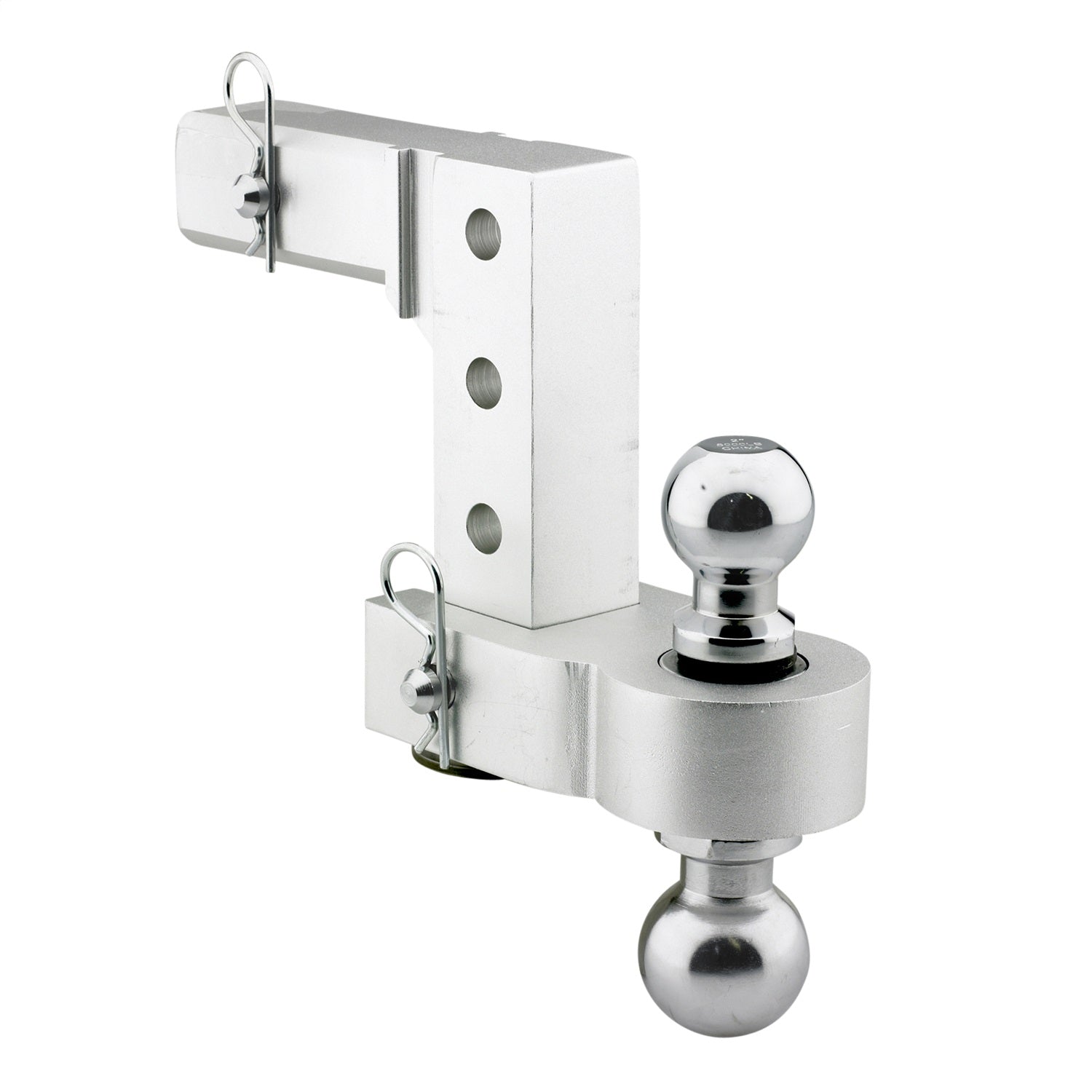 SmittyBilt 6IN ADJ Alum Drop Hitch 2"- 2 5/16" - SB2926