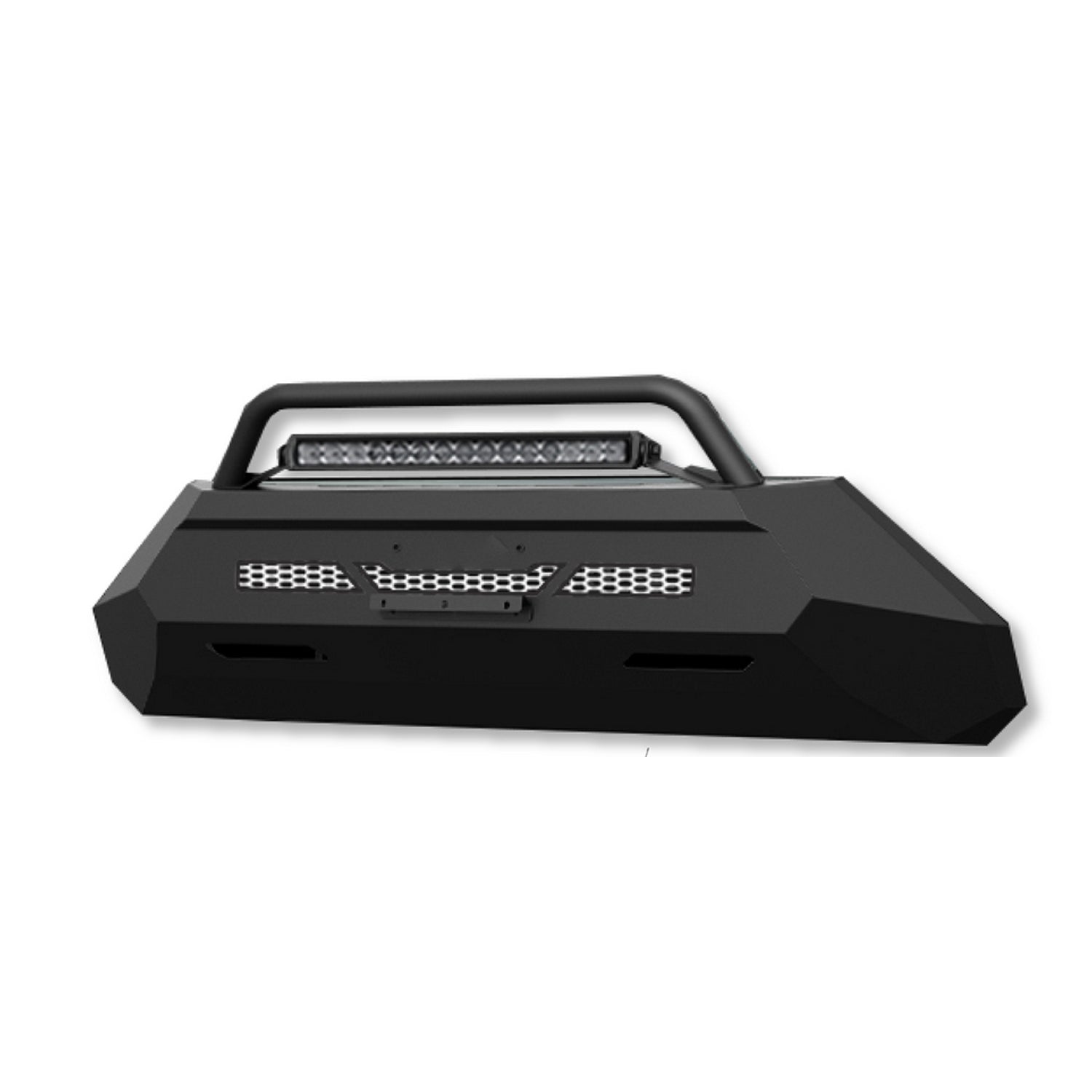 Metal Front Bumper Guard + LED Bar Compatible With Nissan Frontier 22+