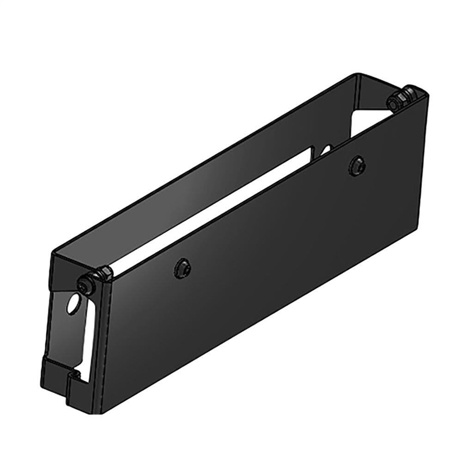 Westin 46-20065 Winch Mount License Plate Relocator Steel Black Powder Coat Winch Mount License Plate Relocator