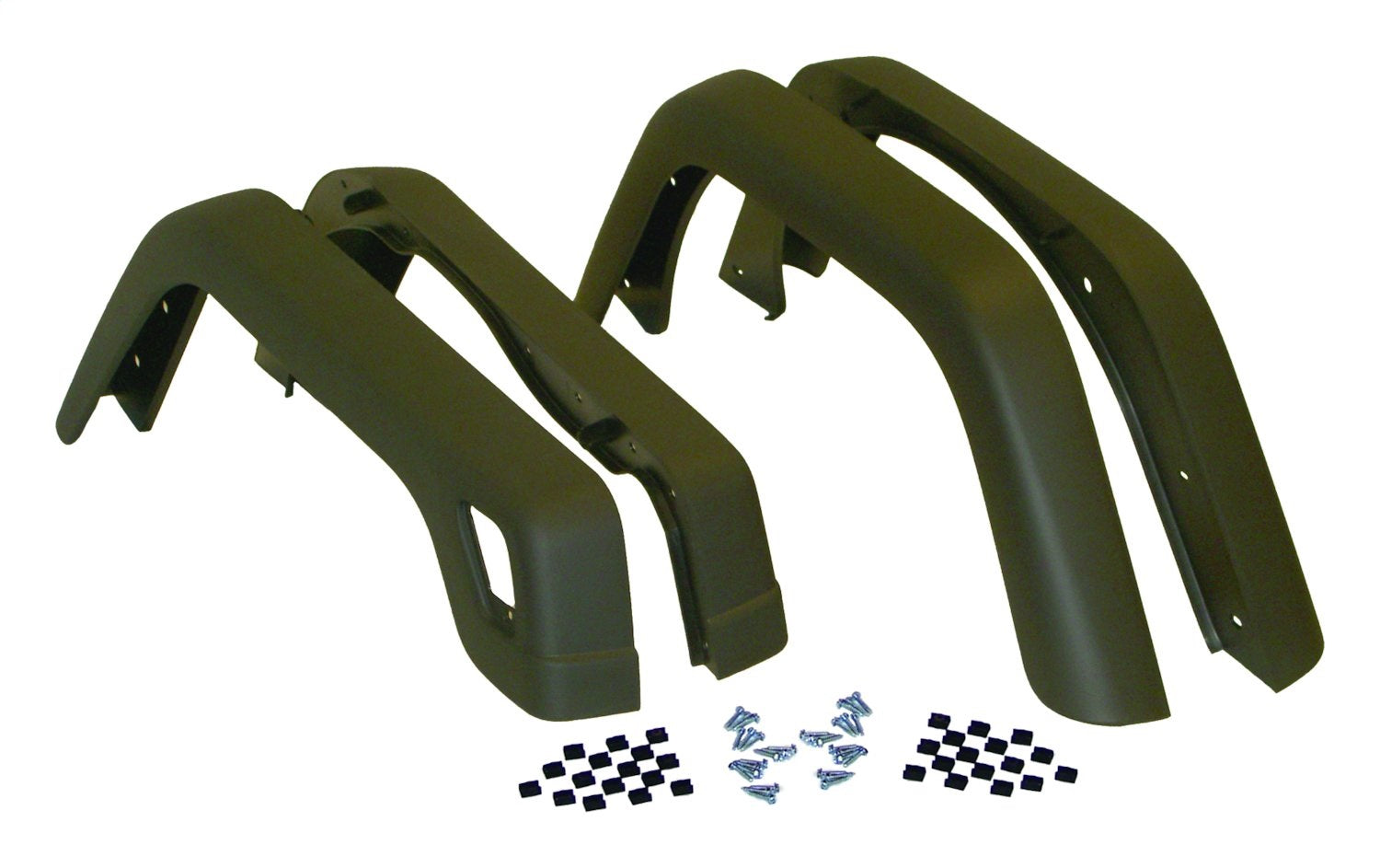Crown Automotive 55254918K Fender Flare Kit Fits 97-06 Wrangler (TJ)