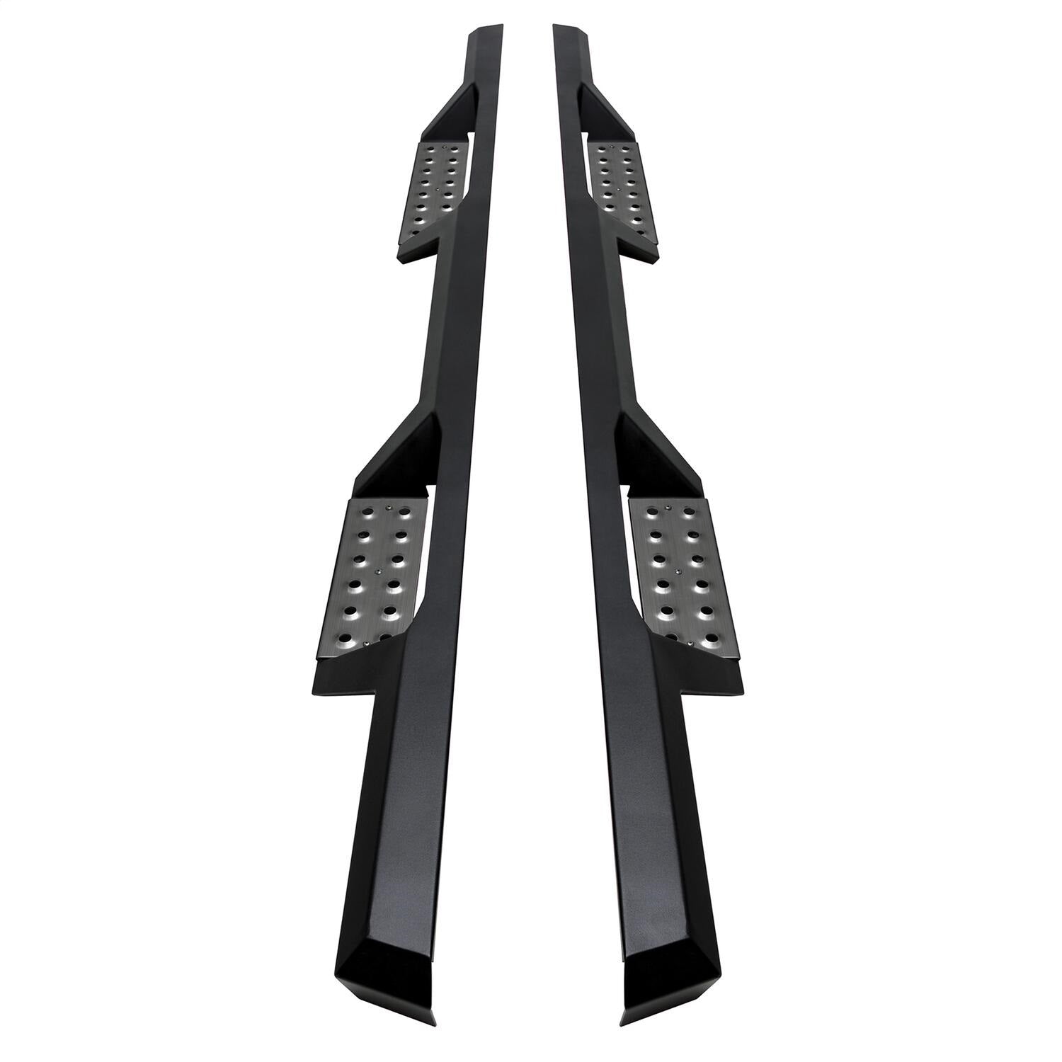 Westin 56-119552 HDX Stainless Drop Nerf Step Bars fits 2004-2013 Silverado Sierra 1500 2001-2019 Silverado Sierra 2500 3500 Crew Cab Textured Black 1 Pair