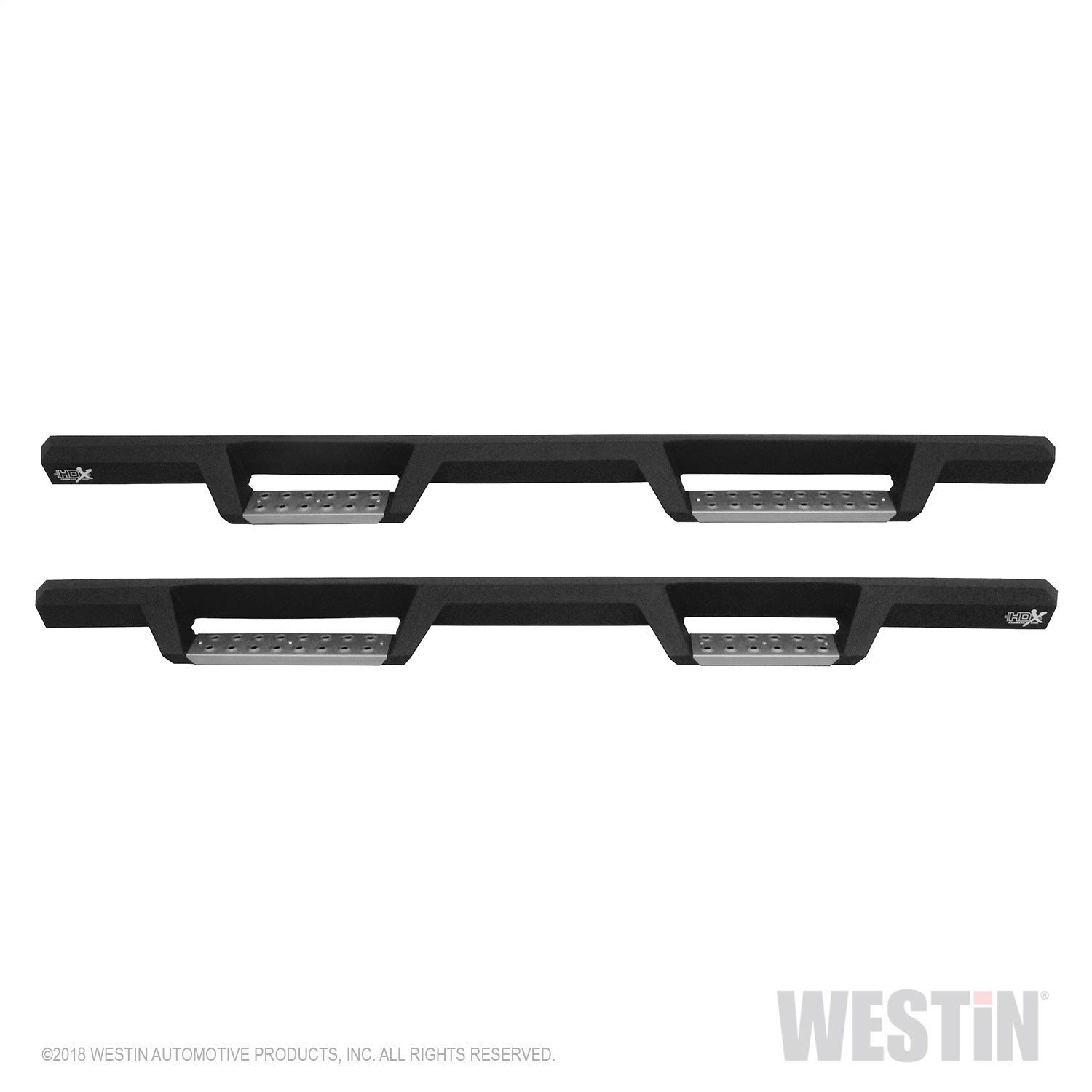 Westin 56-135652 HDX Stainless Drop Nerf Step Bars fits 2009-2018 Ram 1500 Crew Cab 2019-2023 1500 Classic 2010-2023 2500 3500 Crew Cab (Excl. Chassis Cab with Def Tanks) Textured Black 1 Pair