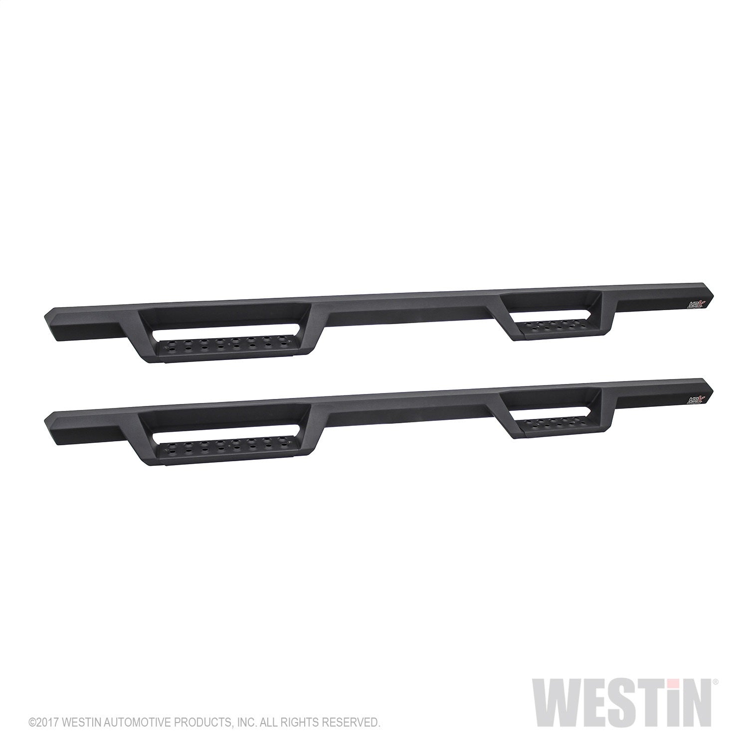 Westin 56-13945 HDX Drop Nerf Bars fits 2015-2025 F-150 2022-2025 F-150 Lightning 2017-2025 F-250 F-350 Crew Cab Textured Black Pair