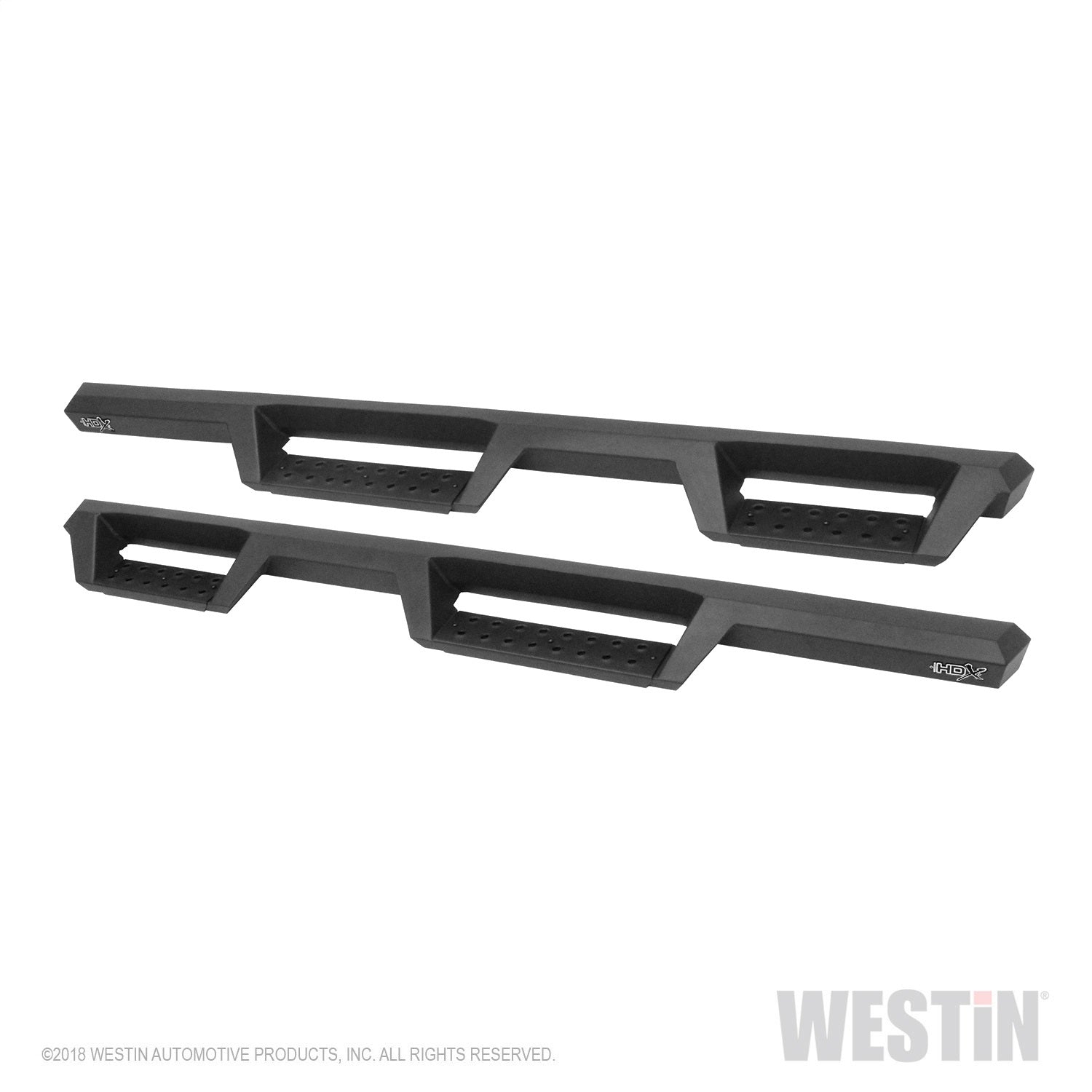 Westin 56-14065 HDX Drop Nerf Step Bars fits 2018-2023 Wrangler JL Unlimited 4dr Textured Black 1 Pair