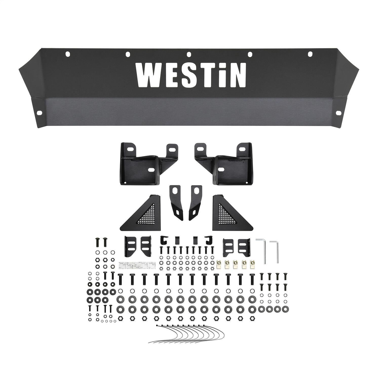 Westin 58-61215 Textured Black Outlaw Front Bumper fits 2019-2021 Silverado 1500 (Excl. 2019 Silverado LD)