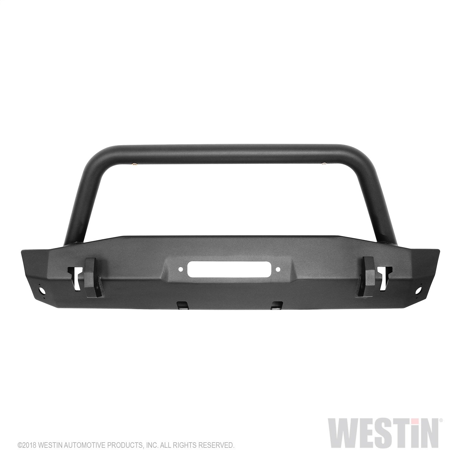 Westin 59-80015 WJ2 Stubby Front Bumper w/Bull Bar Fits 07-18 Wrangler (JK)