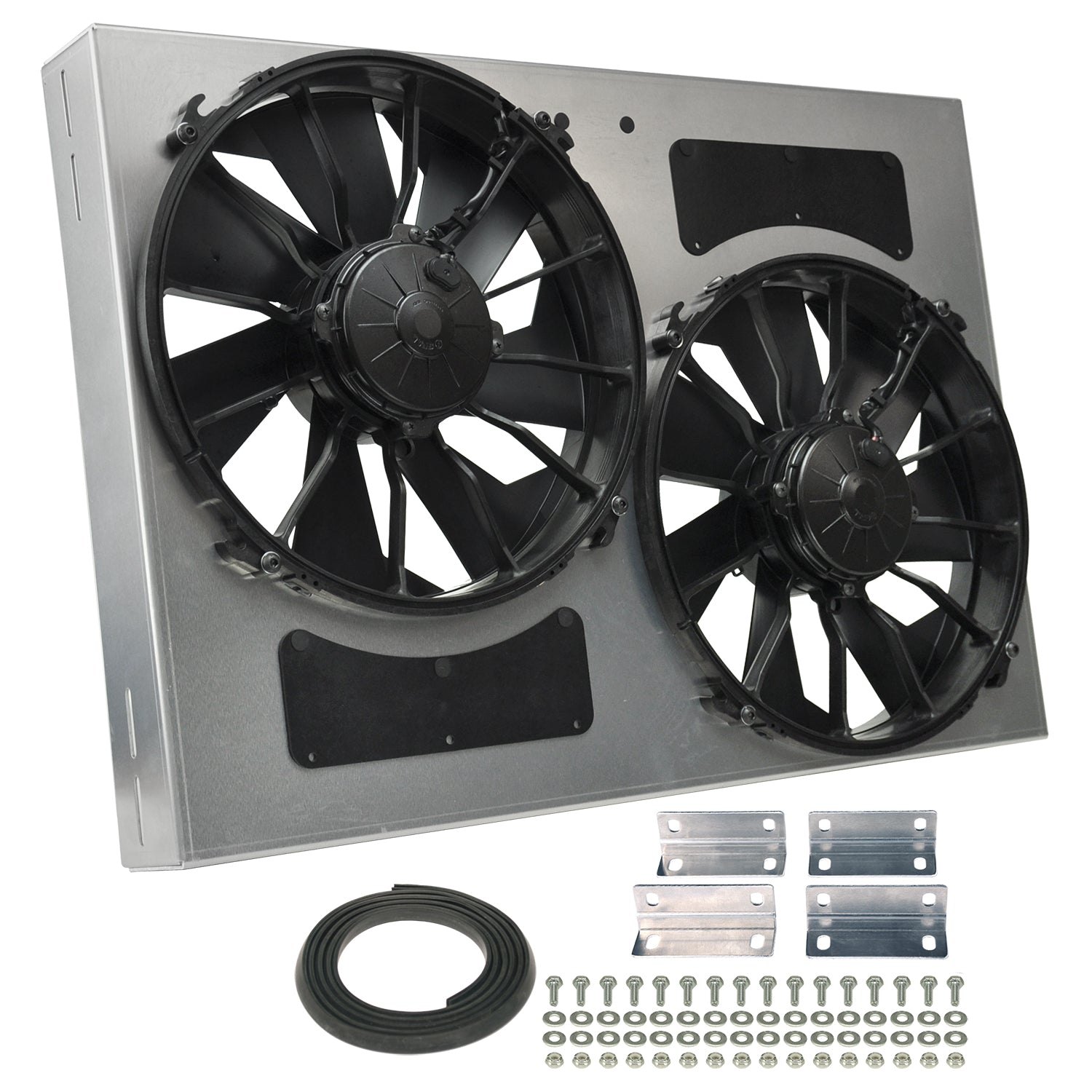 DUAL RAD FAN/ALUM SHROUD ASSM