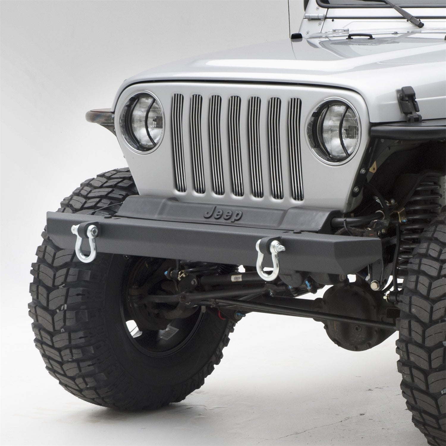 Smittybilt 76740D SRC Classic Front Bumper with D-Ring Mounts and Shackles for 1976-2006 Jeep® Wrangler TJ/YJ/LJ