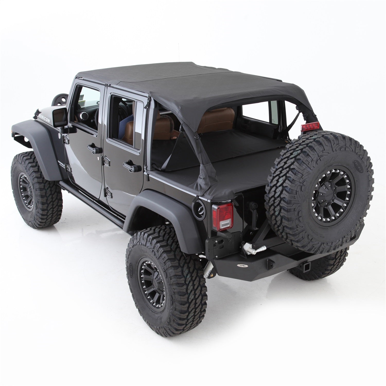 SmittyBilt EXTENDED TOP DIAMOND BLK - SB94635