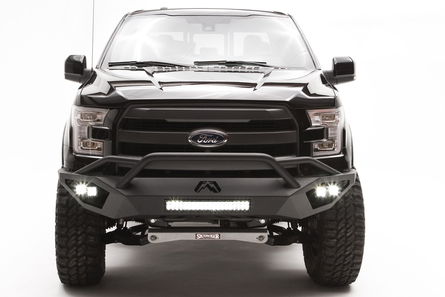 Fab Fours FF15-D3252-1 Vengeance Front Bumper Fits 15-17 F-150