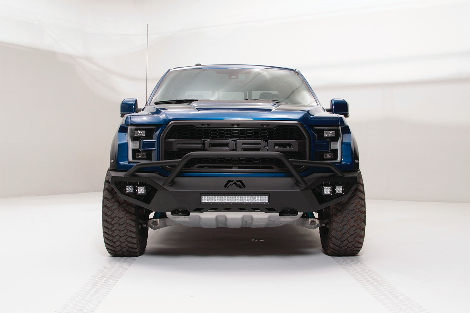 Fab Fours FF17-D4352-1 Vengeance Front Bumper Fits 17-20 F-150