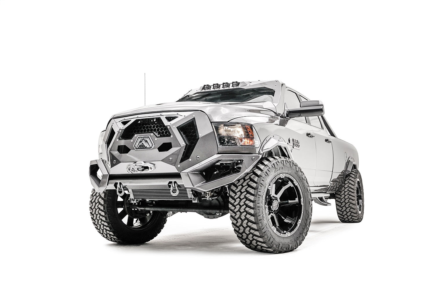 Fab Fours GR2900-1 Grumper Grill/Front Bumper Fits 16-18 2500