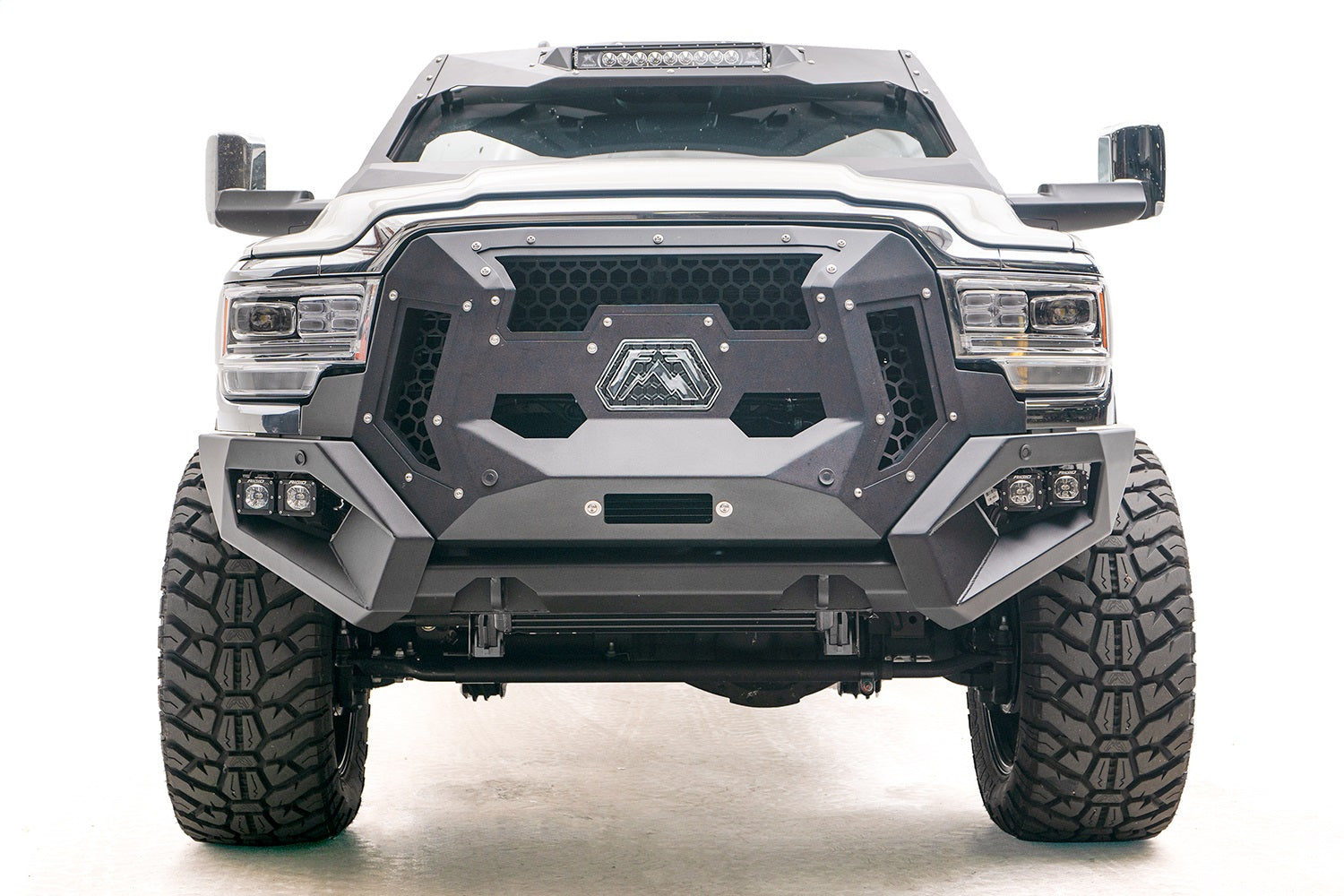 Fab Fours GR4400-1 Grumper Crash Bar Fits 19-22 2500 3500