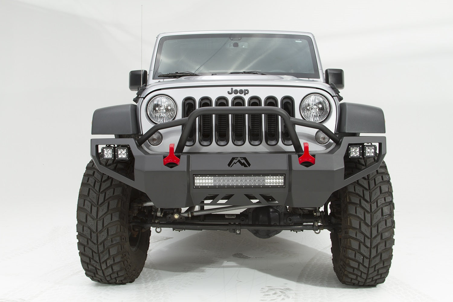 Fab Fours JK07-D1852-1 Vengeance Front Bumper Fits 07-18 Wrangler (JK)