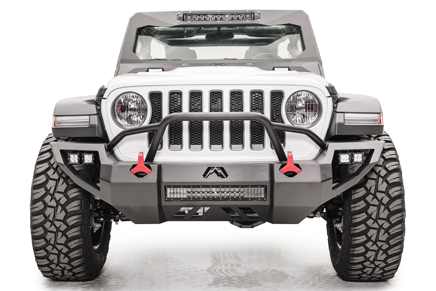 Fab Fours JL18-D4652-1 Vengeance Front Bumper Fits 18-22 Gladiator Wrangler (JL)