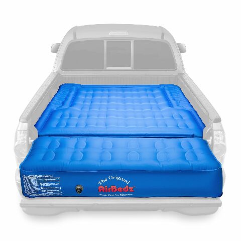 PITTMAN OUTDOORS PPI 104 AirBedz Original Truck Bed Air Mattress for 5'5" to 5'8" Full Size Short Truck Beds, Blue