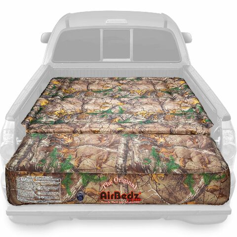 Pittman - Tacoma Truck Bed Mattress 5.5 ft > 5ft - The Original Airbedz Truck Bed Air Mattress 5.5 ft > 5 ft - Mid Size Short Bed - Truck Mattress with 25% More Coverage Compatible with Pickup Truck Bed Camping
