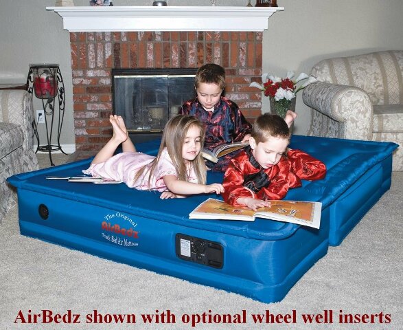 AirBedz Inflatable Wheel Well Inserts, Compatible with PPI 101 - 104, Blue