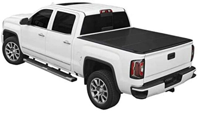 LOMAX B1020099 Hard Tri-Fold Cover; Black Matte Finish;