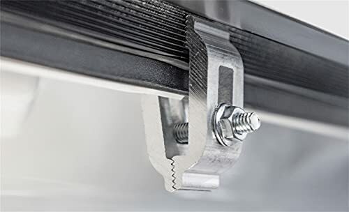 LOMAX B3040059 Hard Tri-Fold Cover; Black Urethane Finish; Single Rail;