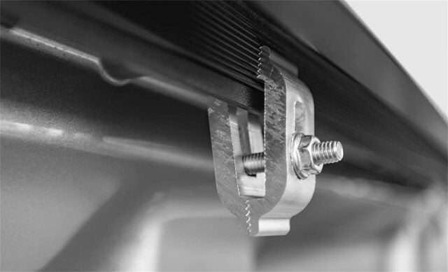 LOMAX G3020029 Stance Hard Tri-Fold Cover; Black Urethane Finish; Single Rail;