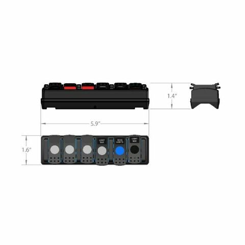 TRIGGER 3001 Six Shooter Accessory Control System , Black