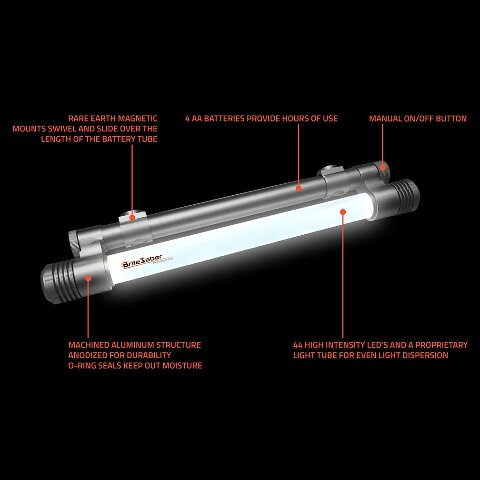 Brite-Saber 81100 Silver Illuminator with Remote