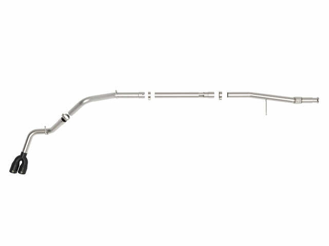 AFE Filters 49-34129-B Rebel XD Series Down-Pipe Back Exhaust System